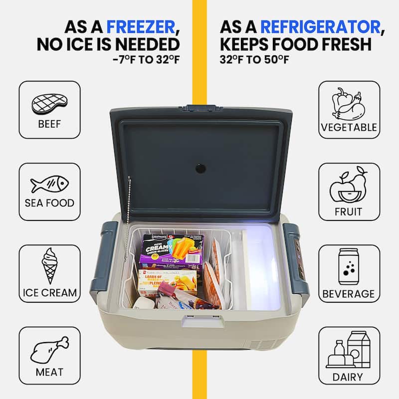 Koolatron 12V Portable Freezer/Refrigerator w/ Bluetooth 31 qt (30L)