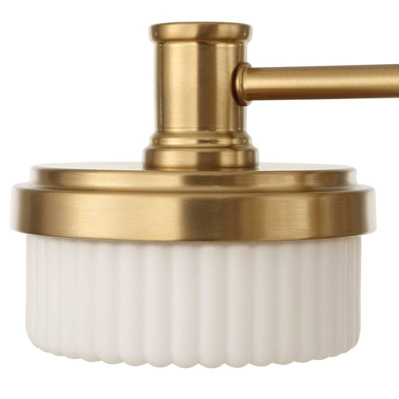 Uttermost Wedge 12 Lt LED Brass Chandelier - 40.625"W x 40.625"D x 7.25"H