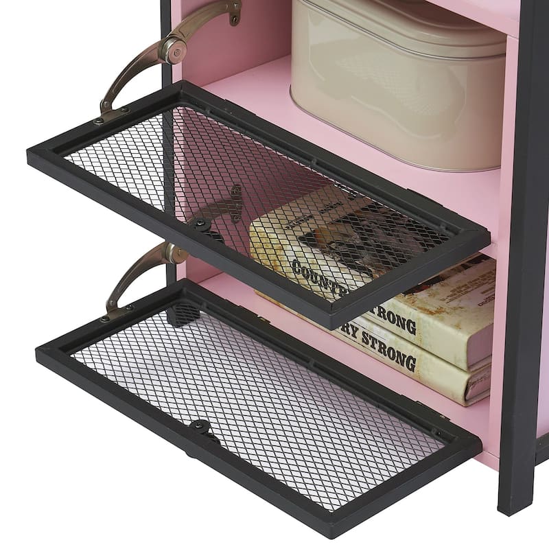 Nightstand, End Side Table with Storage Space and Door,Modern Nightstands for Living Room,Bedroom
