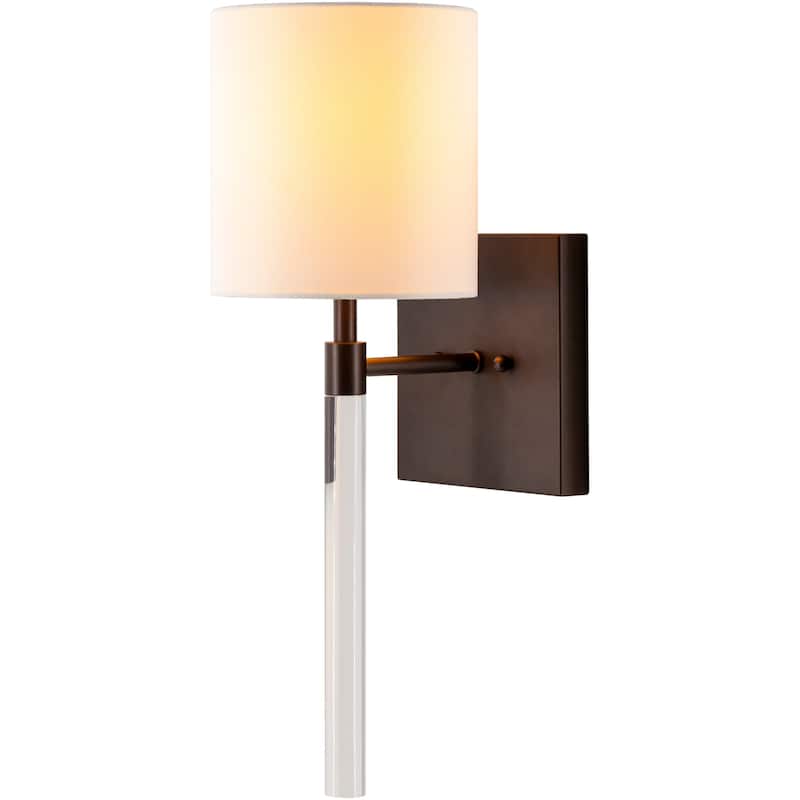 Lido Mod Acrylic 1-light Wall Sconce - 21"H x 9"W x 7"D