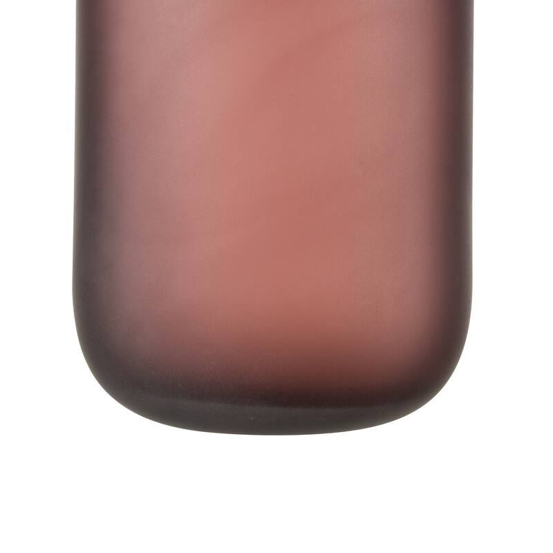 Elk Home Riven Plum Finish Glass 4.75 Inch Wide Vase