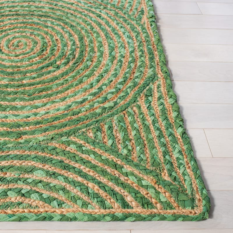 SAFAVIEH Handmade Cape Cod Eulogia Coastal Jute Rug
