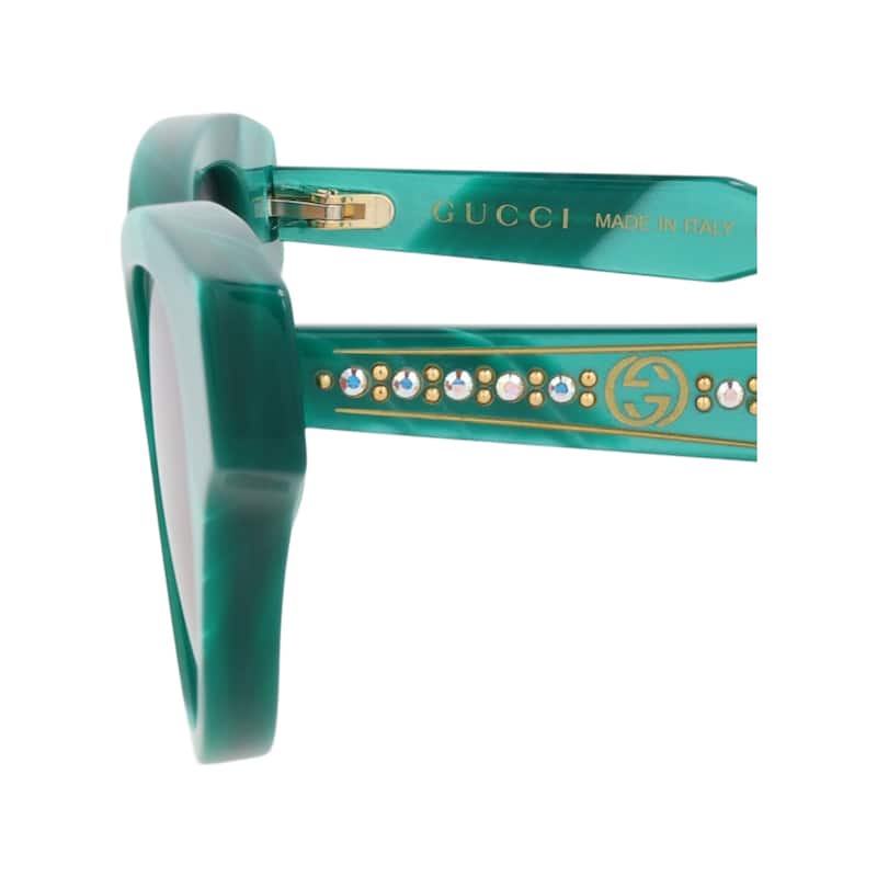 Gucci Cat Eye-Frame Recycled Acetate Sunglasses