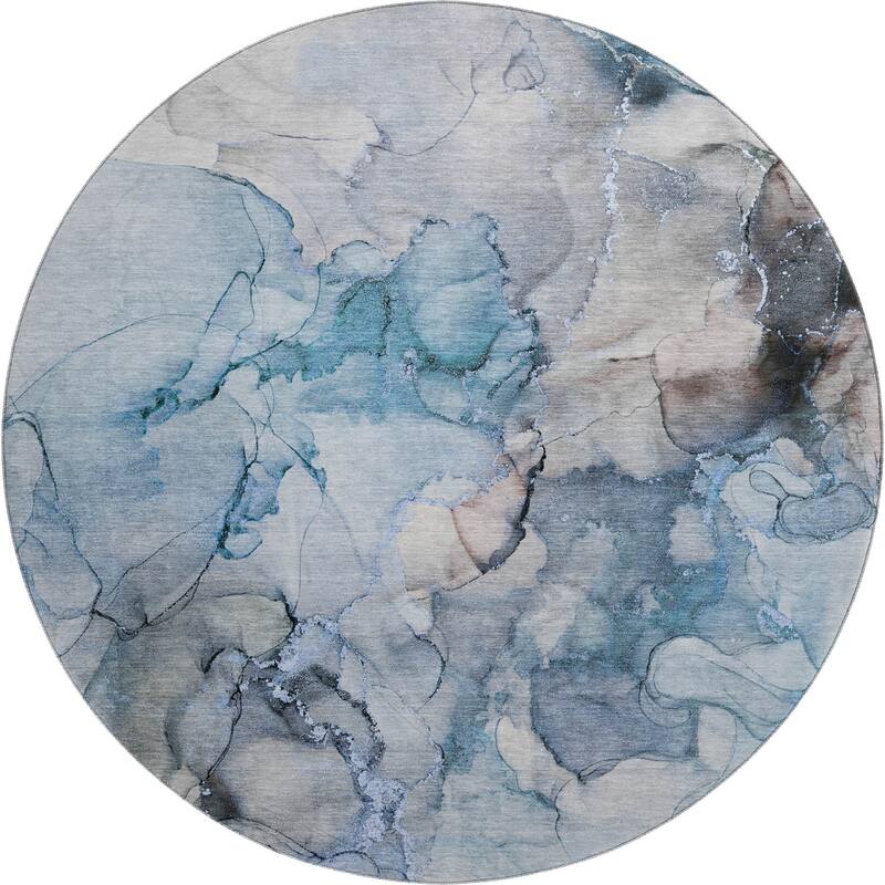 Premium Washable Super Soft Contemporary Watercolor Mayfield Rug