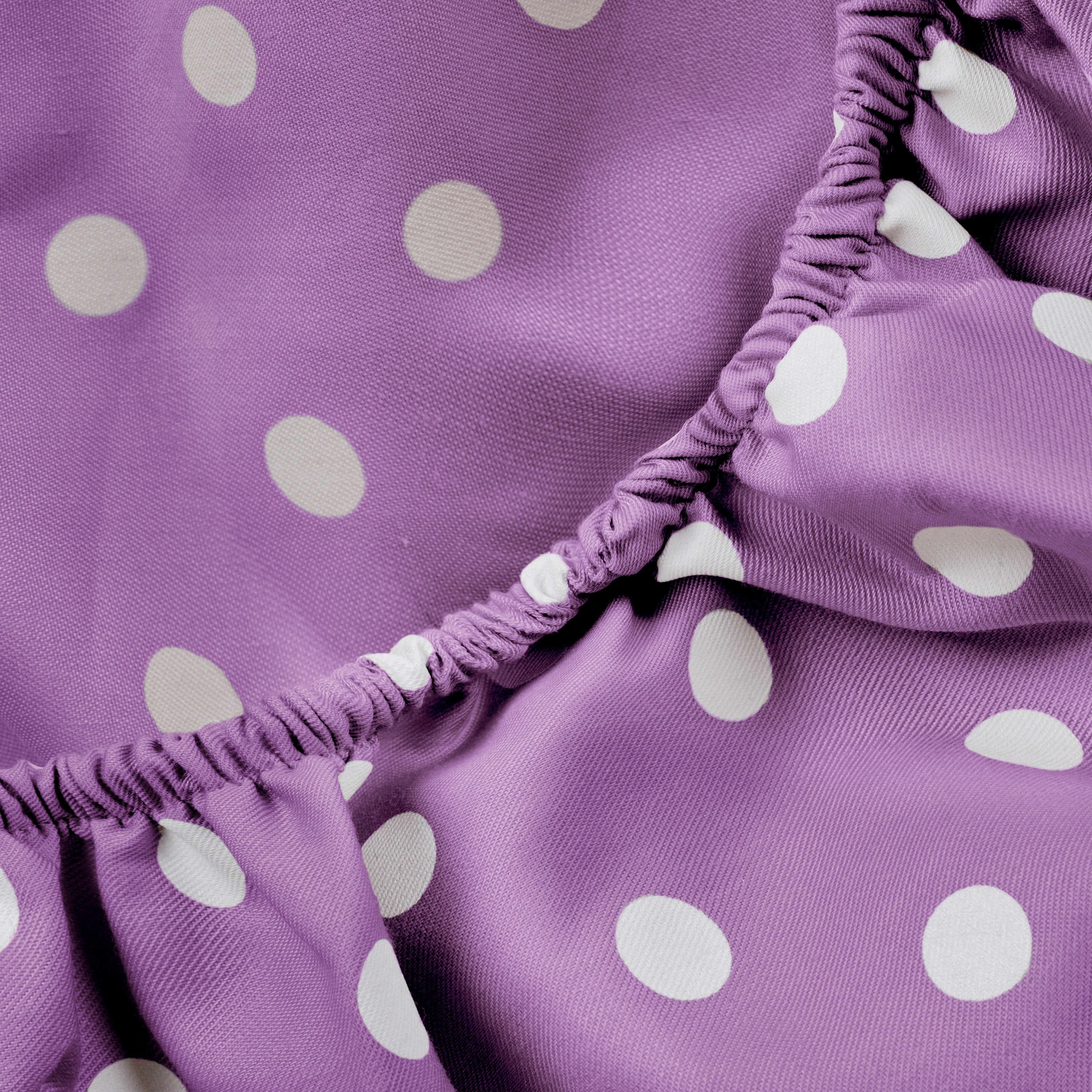 Superior Thread Count 600TC Cotton Blend Polka Dot Bed Sheet-image