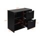 preview thumbnail 10 of 58, Maximized Storage Space Low Loft Bed with Drawers, Shelves and Slide, Twin Size