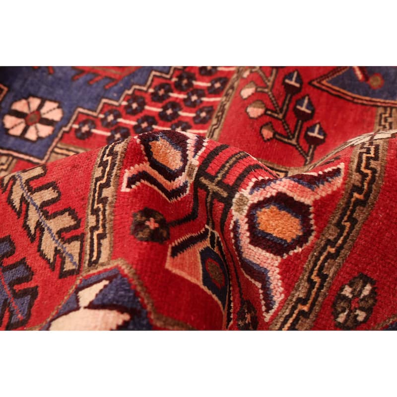 ECARPETGALLERY Hand-knotted Andelz Red Wool Rug - 5'3 x 6'10