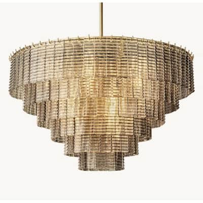 KAYLA Rectangle Ceiling Chandeliers Big Home Decoration Large Hanging Lamps for Dining Room,Pendant Lights