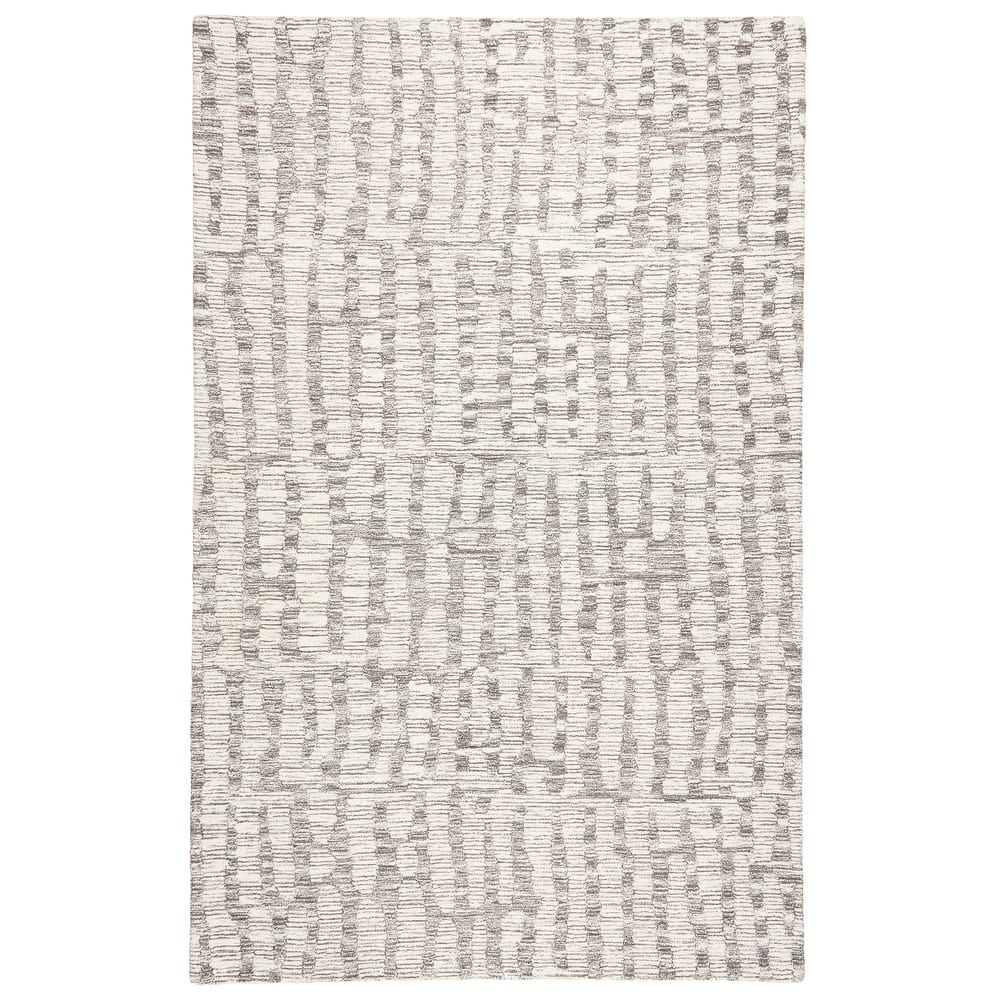 Terra by Obeetee Shadows Stripe Charcoal Rug