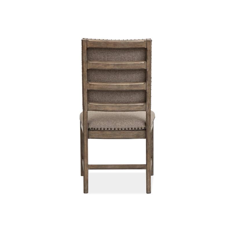 Magnussen Home Claremont Smokey Taupe Upholstered Side Chair Two Pack - 20''W x 25''D x 39.44''H