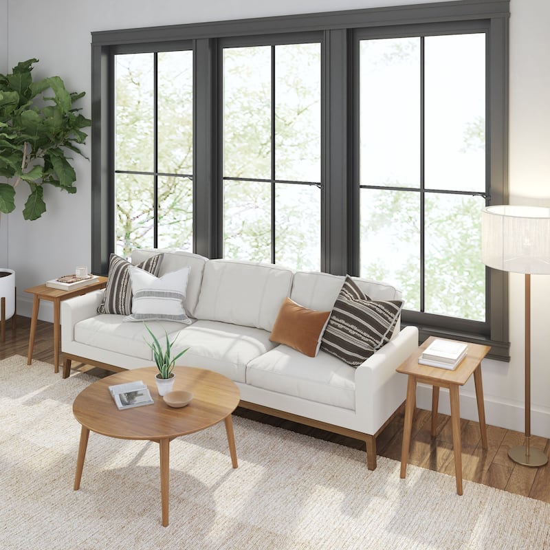 Plank and Beam Mid-Century Modern Coffee Table - 36"