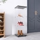 preview thumbnail 162 of 165, Glass Display Cabinet with Doors & Locks, Acrylic Shelves, Floor Standing Storage Showcase for Home or Office