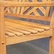preview thumbnail 3 of 16, Cambridge Casual Isla 4-foot Teak Wood Outdoor Bench