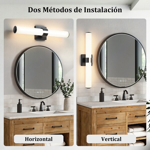 Dimmable led bathroom vanity lights discount