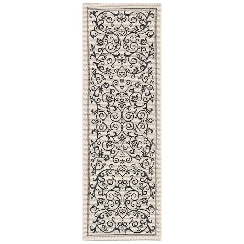 SAFAVIEH Courtyard Clarine Indoor/ Outdoor Waterproof Patio Backyard Rug