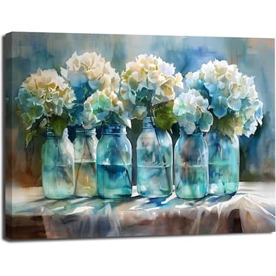 canvas wall art floral picture decoration