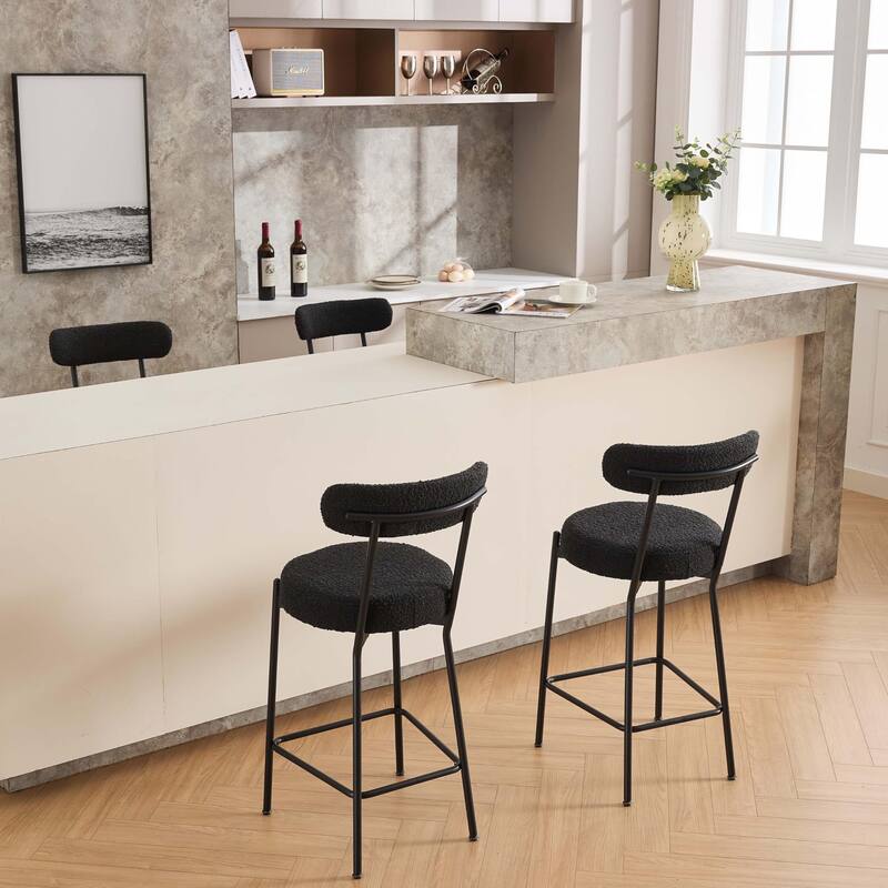 27" Modern Counter Stools Set of 2