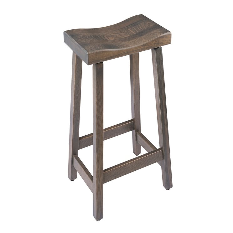 Amish Made Quarter Sawn Oak Urban Bar Stool
