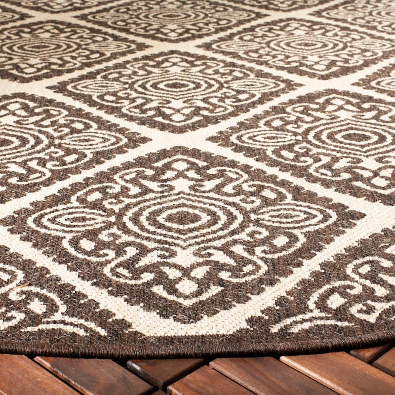 SAFAVIEH Beach House Phyllis Indoor/ Outdoor Waterproof Patio Backyard Rug