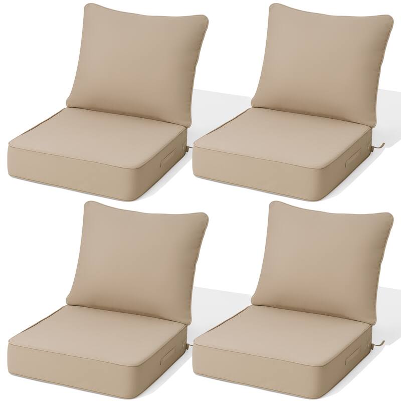 Crestlive Products Outdoor Premium Deep Seat Cushion Set
