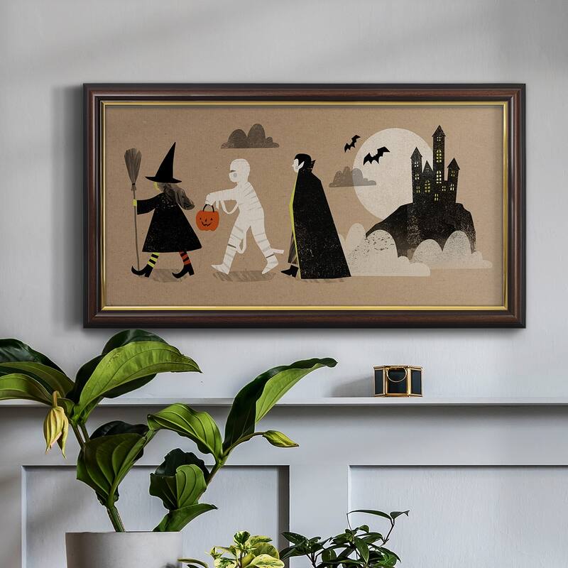 Graphic Halloween Collection D Premium Framed Canvas- Ready to Hang