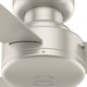 preview thumbnail 9 of 12, Hunter Presto Flush Mount Ceiling Fan w/ Wall Control - Contemporary, Industrial, Scandinavian - LOW PROFILE!
