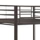 preview thumbnail 5 of 4, Sandy Black Double Queen Bunk Bed with Built-in Ladder