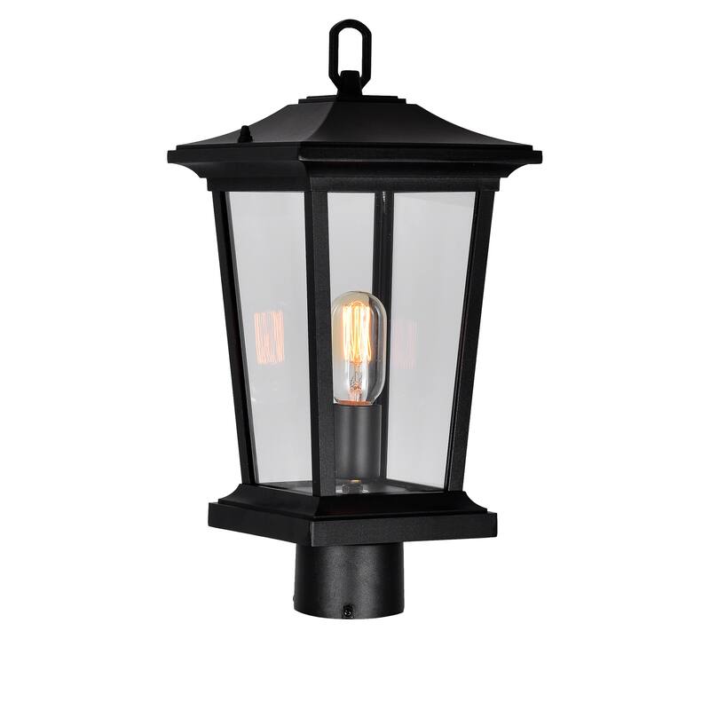 Leawood 1 Light Black Outdoor Lantern Head