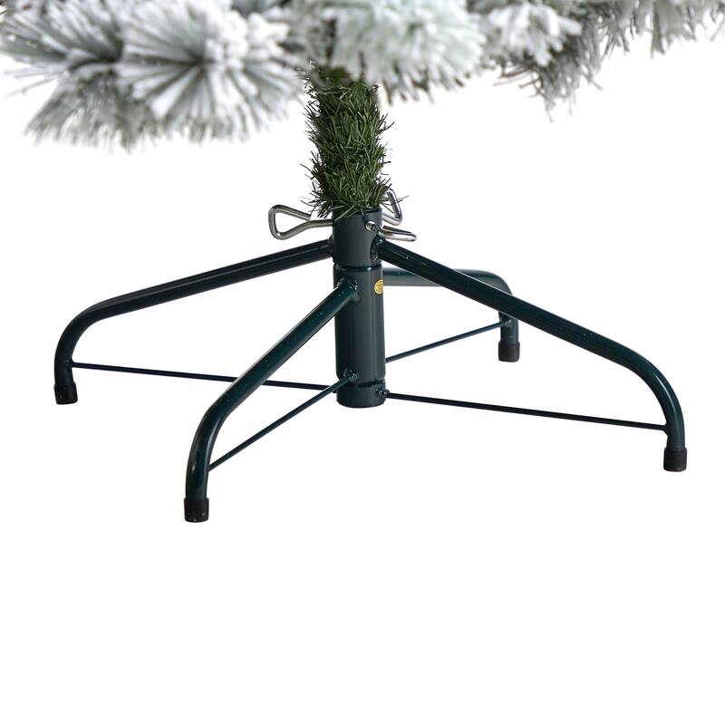 6Ft Artificial Pine Christmas Tree with Clear Lights - Pre-Lit Holiday Decor for Festive Home - Green - 72