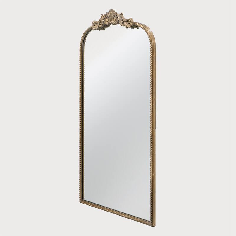24" x 42" Arch Mirror Baroque Inspired Wall Decor