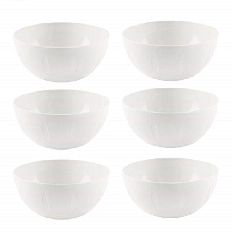 Serving Bowl for Fruits, Cereal or Salads, 8-10-Inch, 1282-6 - 10" - frosty white