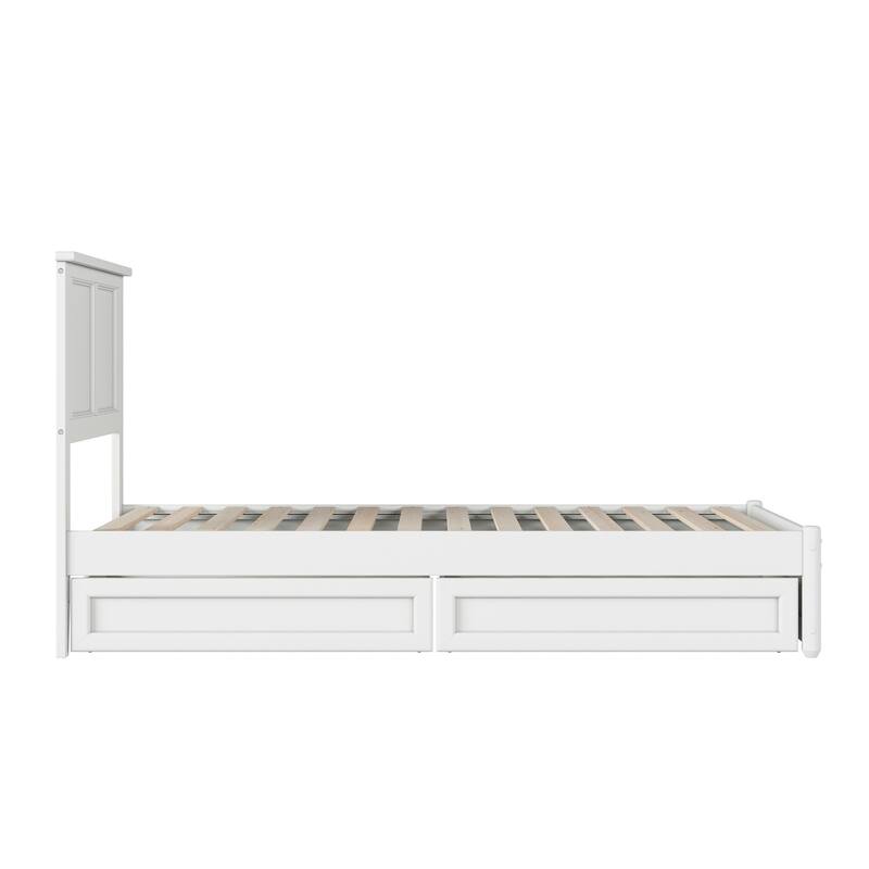 Felicity Platform Bed with Panel Footboard and Storage Drawers