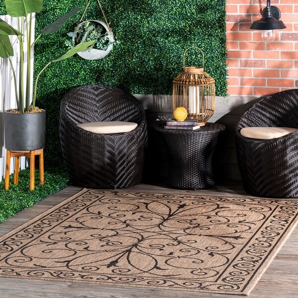 nuLOOM Outdoor/Indoor Area Rug. Opens flyout.