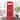 Red Wooden Vintage London Booth 2 Shelf and 6 Bottle Telephone Storage Standing Wine Rack