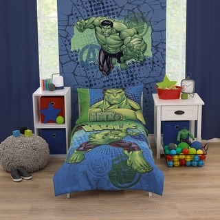 Marvel The Incredible Hulk 4 Piece Toddler Bed Set