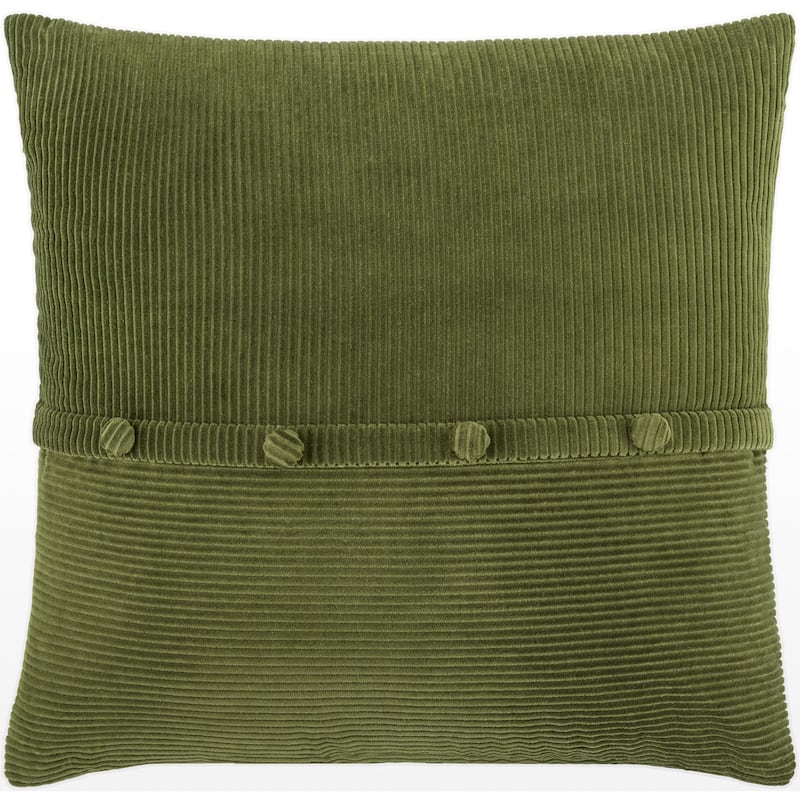 Livabliss Corduroy Quarters Modern Accent Pillow.