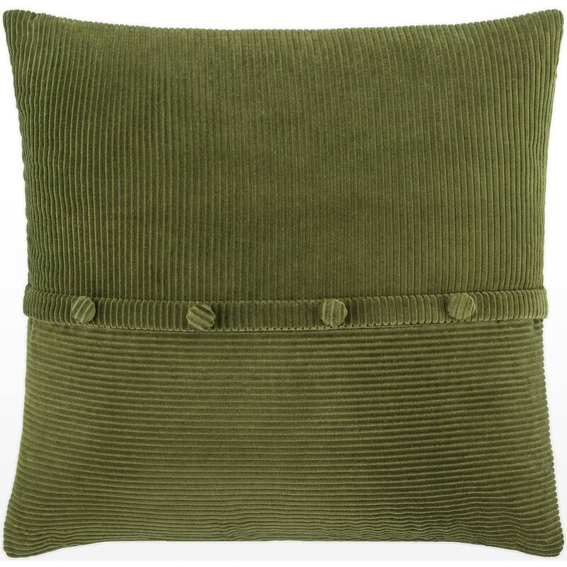 Livabliss Corduroy Quarters Modern Accent Pillow