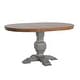 preview thumbnail 14 of 23, Eleanor Two-tone Oval Solid Wood Dining Table by iNSPIRE Q Classic