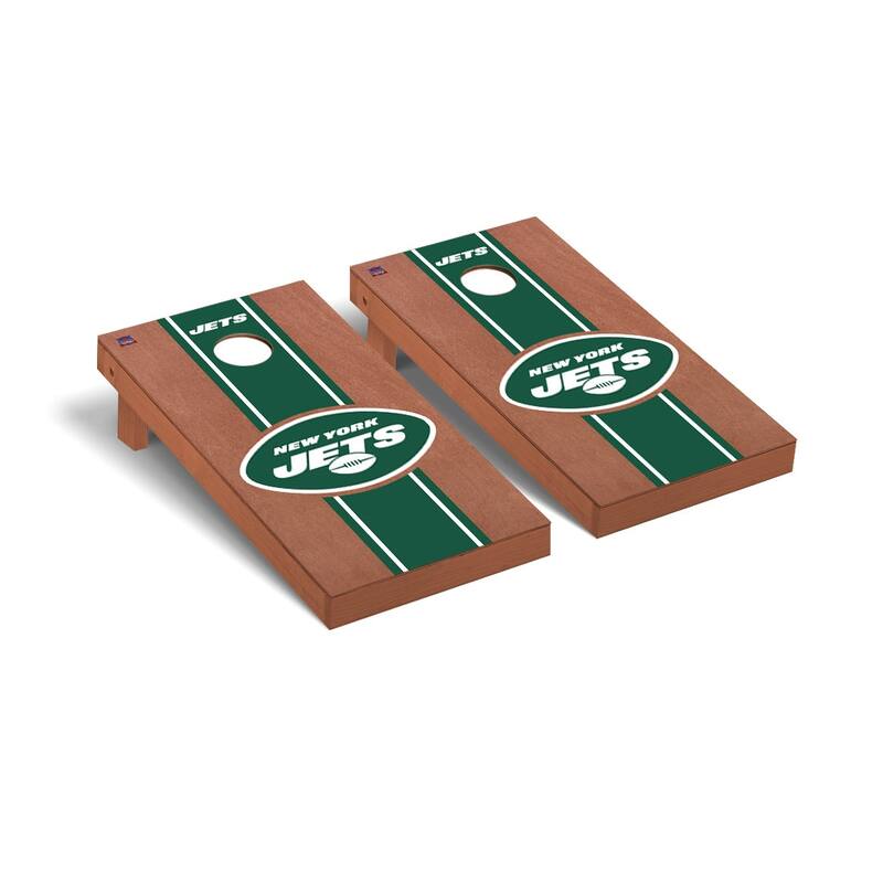 New York Jets NFL Football Rosewood Cornhole Board Set 2