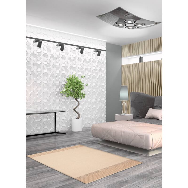 Sienna Beige Rug 5'2" x 7'6" - 5'2 x 7'6