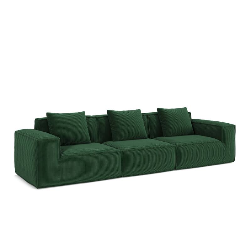 118-Inch Modular Sofa Can Be Converted Into An Oversized Sofa Bed Free Conversion Sofa,Three-Person Combination
