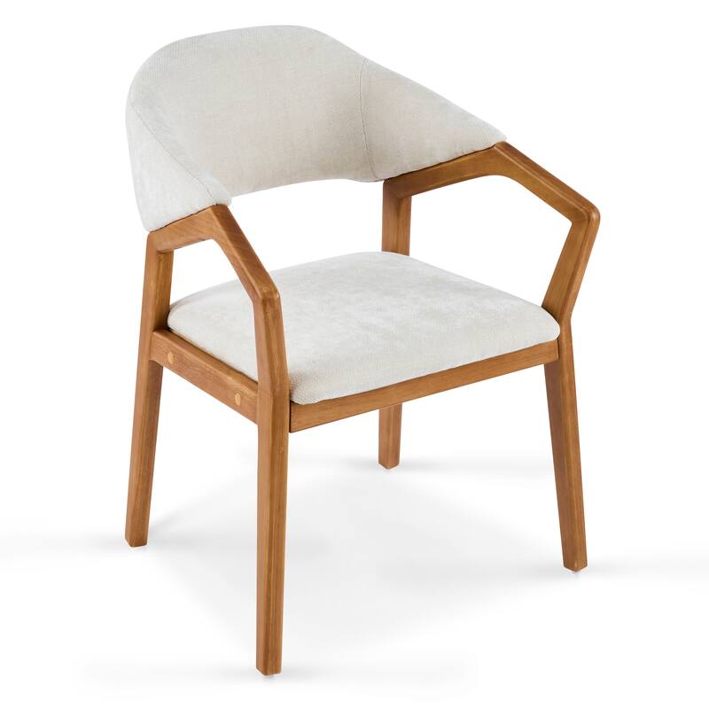 Christopher Knight Home - Avalon Modern Upholstered Dining Chair Set with Ergonomic Curved Backrest