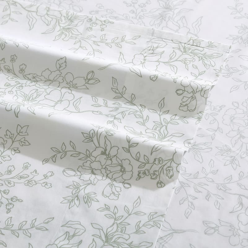 Stone Cottage Cotton Percale Printed Sheet Set