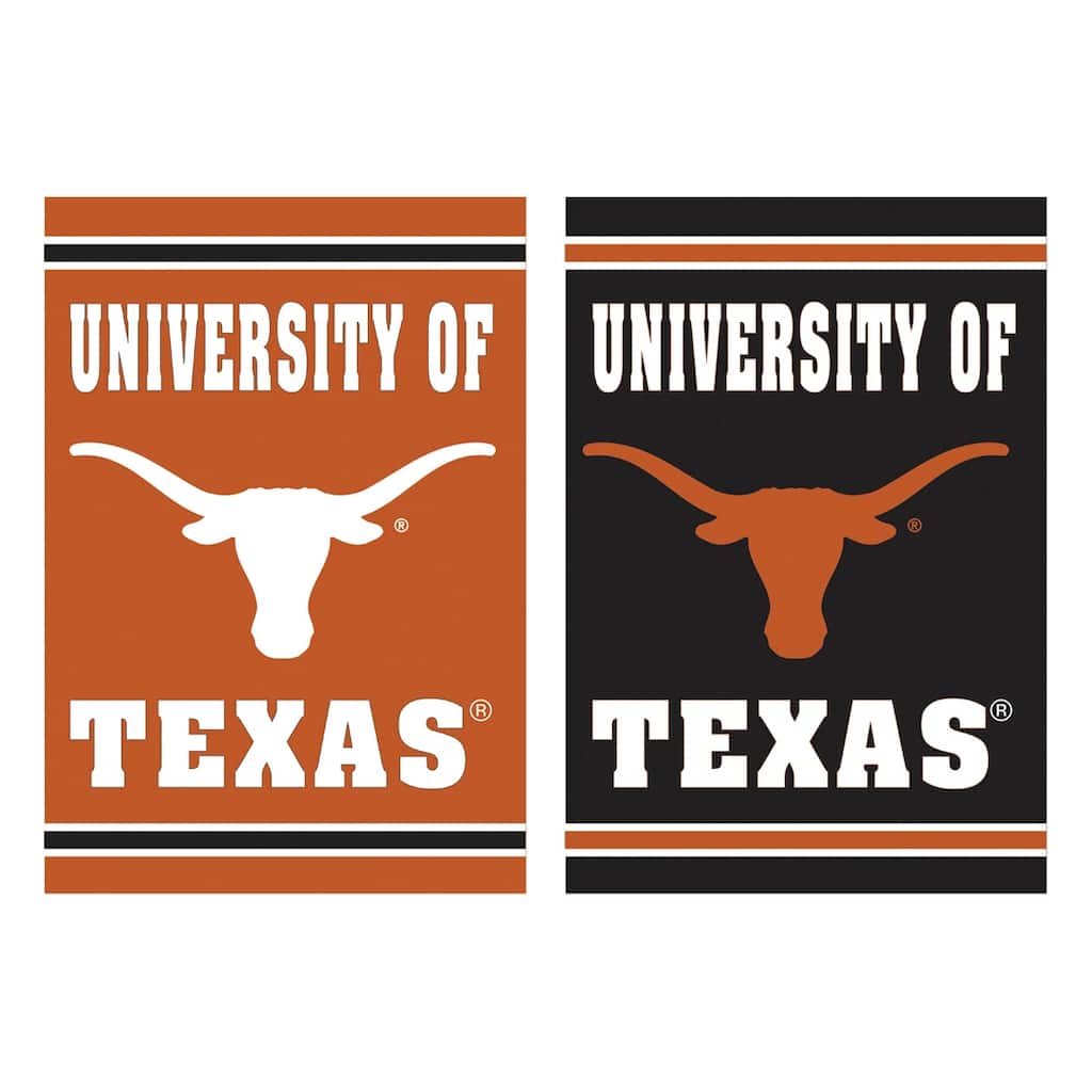 Embossed Suede Flag, Garden Size, University of Texas