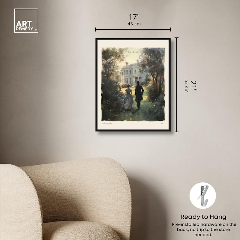 Pride and Prejudice Scene Canvas by Art Remedy