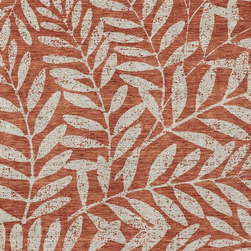 HomeRoots Floral Transitional Rectangle Outdoor Rug