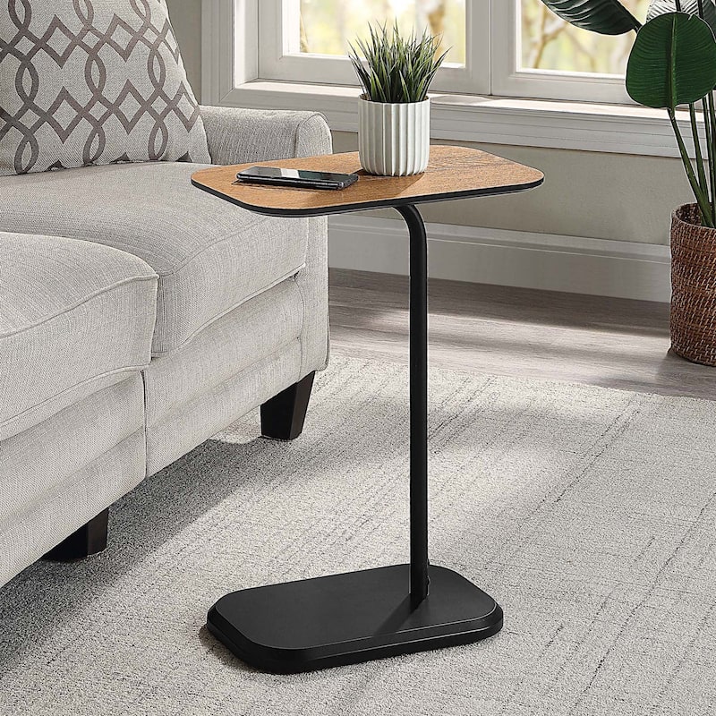 Convenience Concepts Oslo C End Table - Hampton Brown/Black