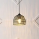 preview thumbnail 106 of 115, Jigu 1-Light Woven Rattan/Iron LED Pendant, by JONATHAN Y