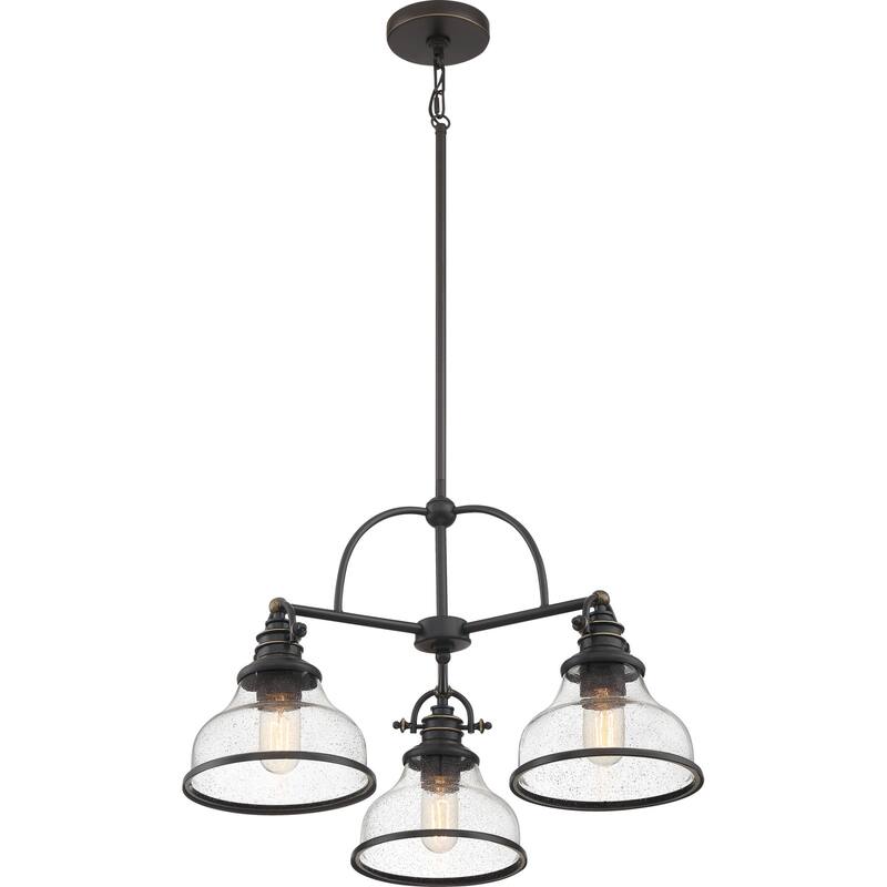 Bellevue Hamblen 3 Light 24" Wide Chandelier
