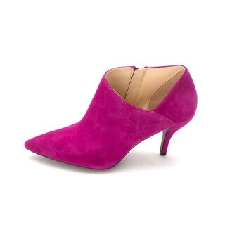 GUESS Womens Glori Leather Pointed Toe Classic Pumps Pink Suede Size 6.0 GUESS Womens Glori Leather Pointed Toe Classic Pumps Pink Suede Size 6.0